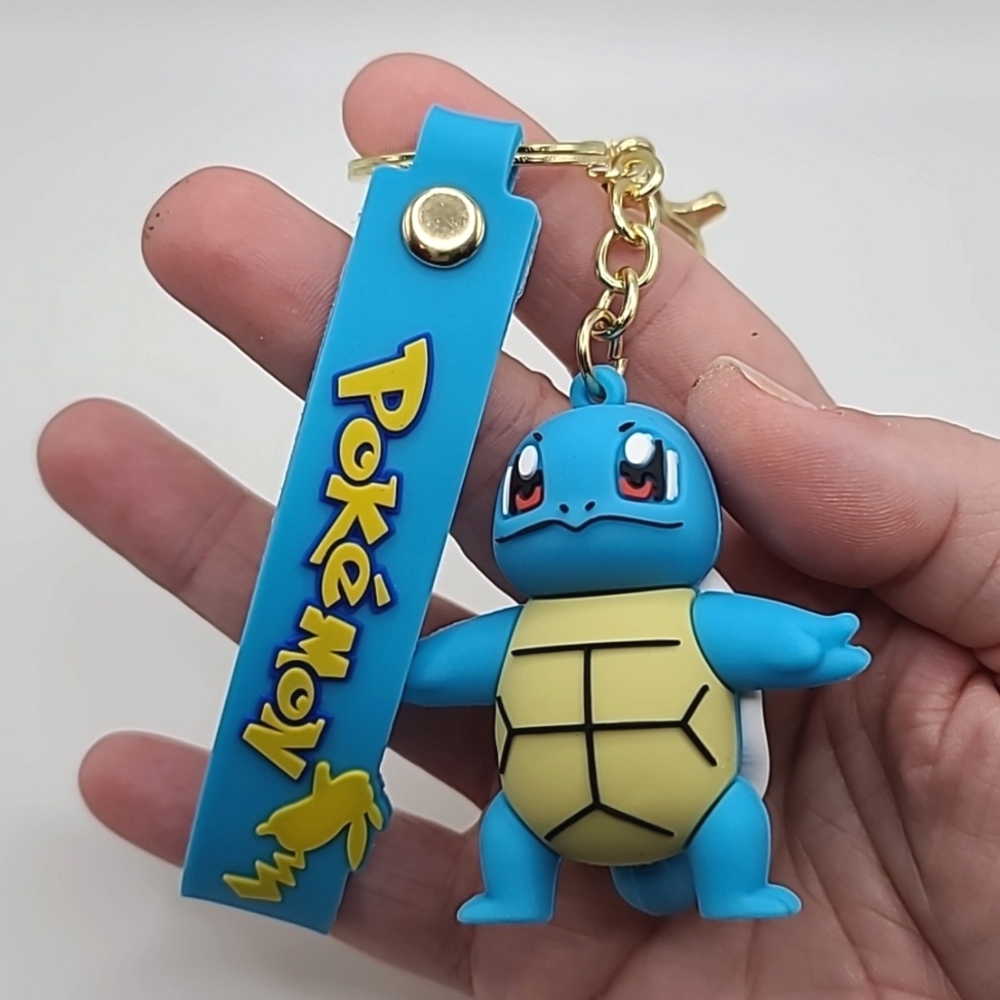 Squirtle Pokémon Figure Keychain
